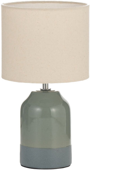 Lampa stołowa LED Pauleen piaskowy blask - e14 - max. 20w - salon, sypialnia, jadalnia - kremowa zieleń