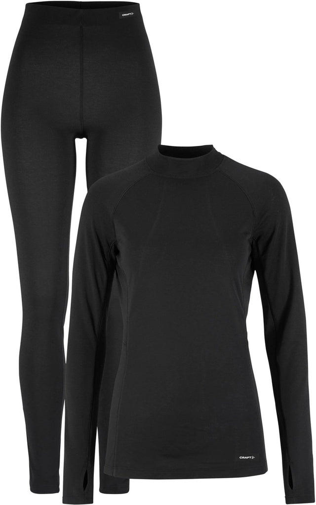 Craft thermal baselayer set 2 w black - thermoset
