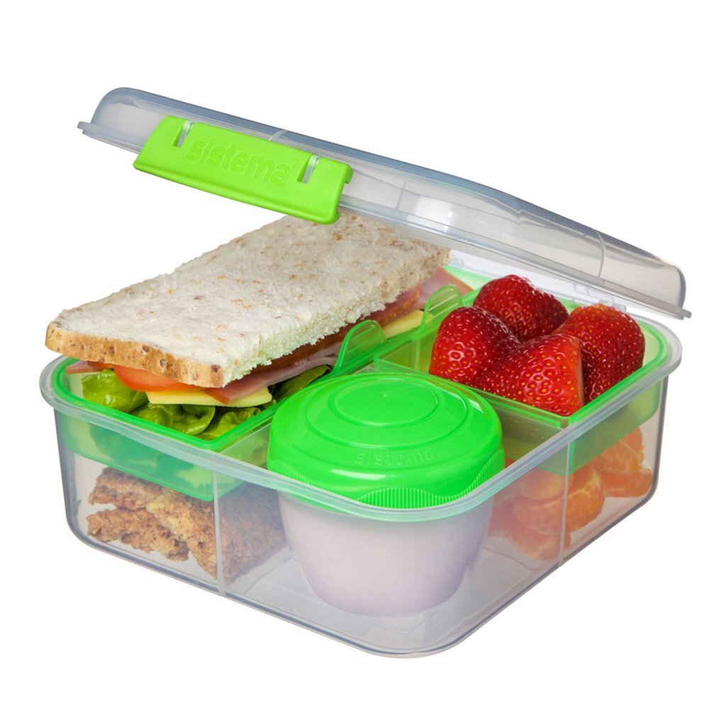 Sistema Sistema To Go Bento Cube Limonkowo-zielona