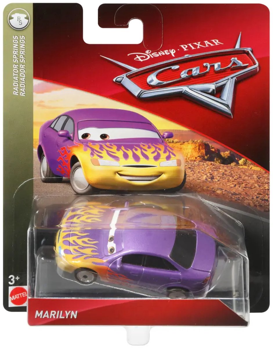 Samochody Disney Pixar Marilyn Malinka Odlany model samochodu w skali 1:55