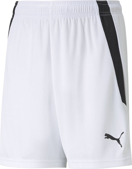Spodenki sportowe Puma Teamliga jr unisex - biało-czarne