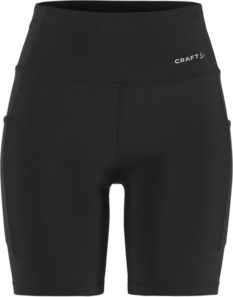 Damskie legginsy sportowe Craft Essence krótkie rajstopy 3 w - czarne