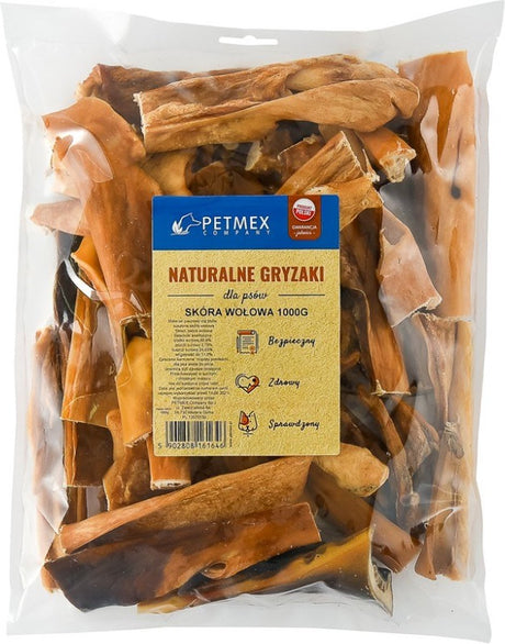 Petmex gryzak dla psa ze skórą wołową 15cm 1000g