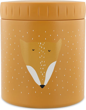 Trixie thermos container - mr. fox - thermo lunchpot voor kinderen - 500 ml - rvs lunchbox - oranje