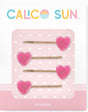 Calico Sun - spinki do włosów Sophia - serce