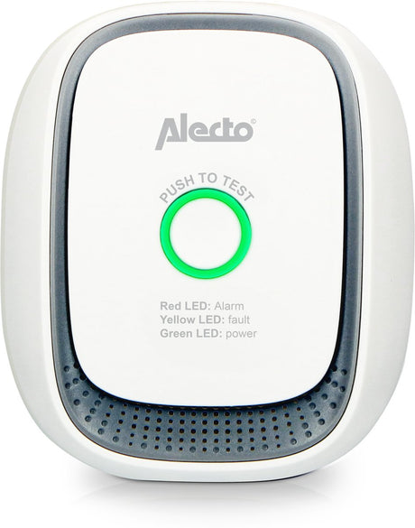 Alecto ga11 - detektor gazu ziemnego (metanu) - zgodny z EN50194 - alarm 70 dB - przycisk testowy