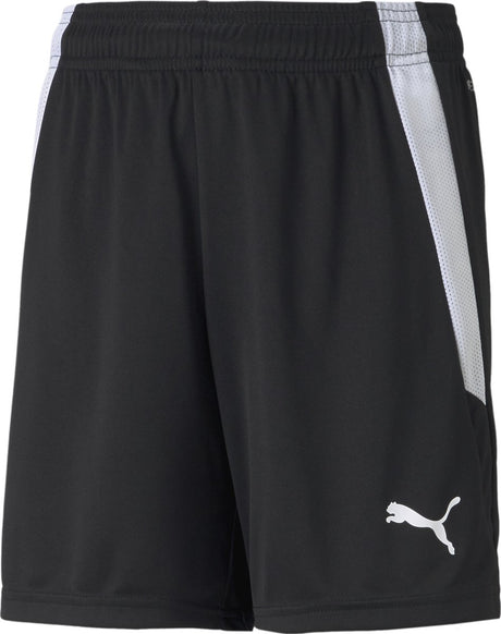 Spodnie sportowe Puma Teamliga Shorts jr unisex - czarno-białe