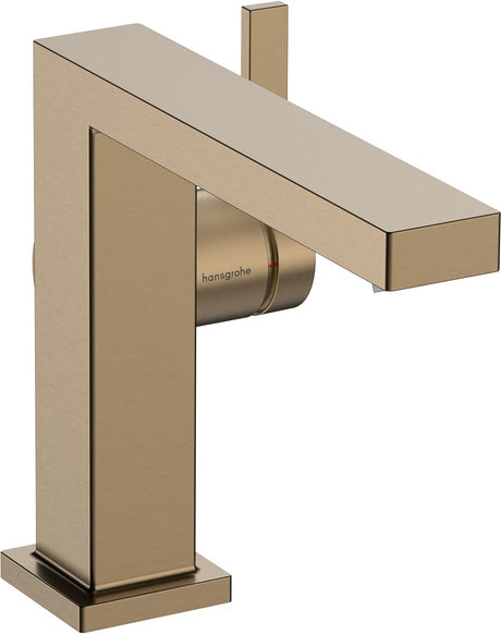 Hansgrohe tecturis e - bateria umywalkowa - obsługa jedną dźwignią - zimny start oszczędność energii - bez odpadu - rozmiar 110 mm - brąz szczotkowany