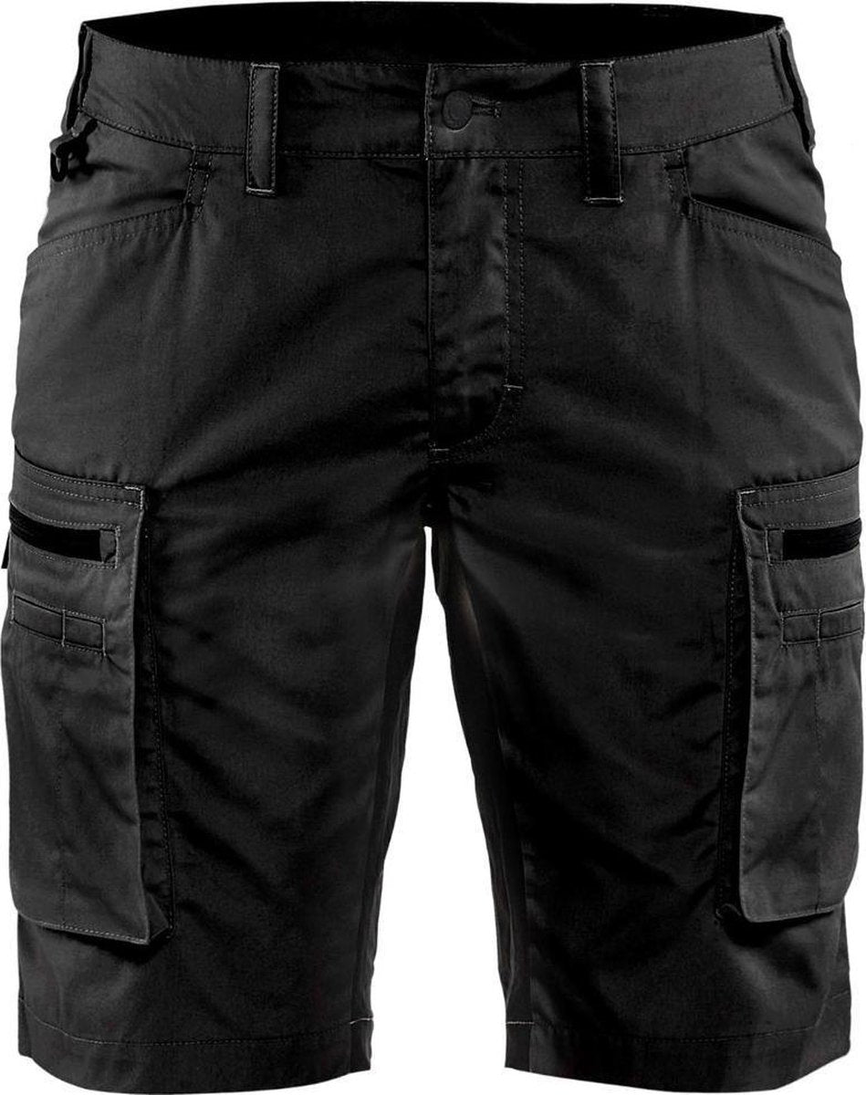 Blåkläder blaklader dames service short met stretch 7149-1845 - zwart - c44