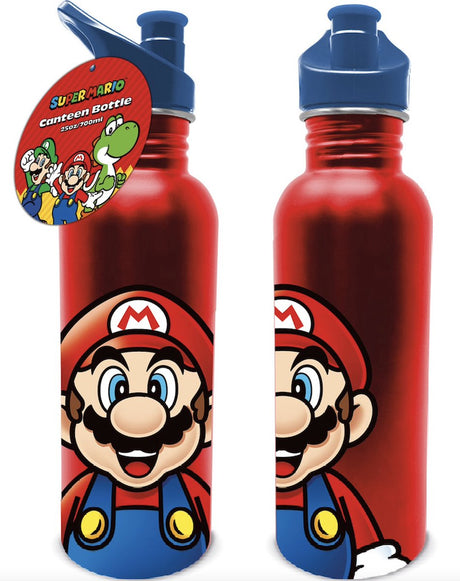 Metalowa butelka do picia Super Mario o pojemności 700ml