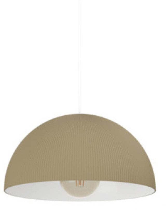 Eglo gaetano 2 hanglamp - e27 - ø 30 cm - zandkleur beige wit