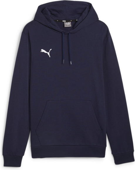 Męski sweter sportowy Puma Teamgoal Casuals z kapturem - granatowo-biały