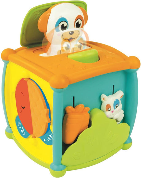 Clementoni baby - kostka aktywności peekaboo - kostka do zabawy - zabawki interaktywne - od 1 do 3 lat