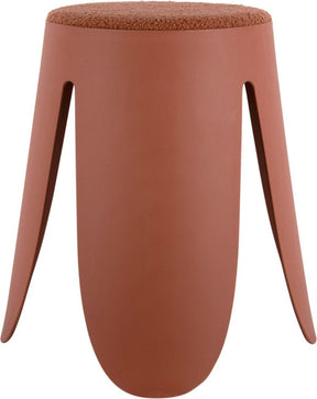 Leitmotiv kruk savor - oranje - ø44cm - modern