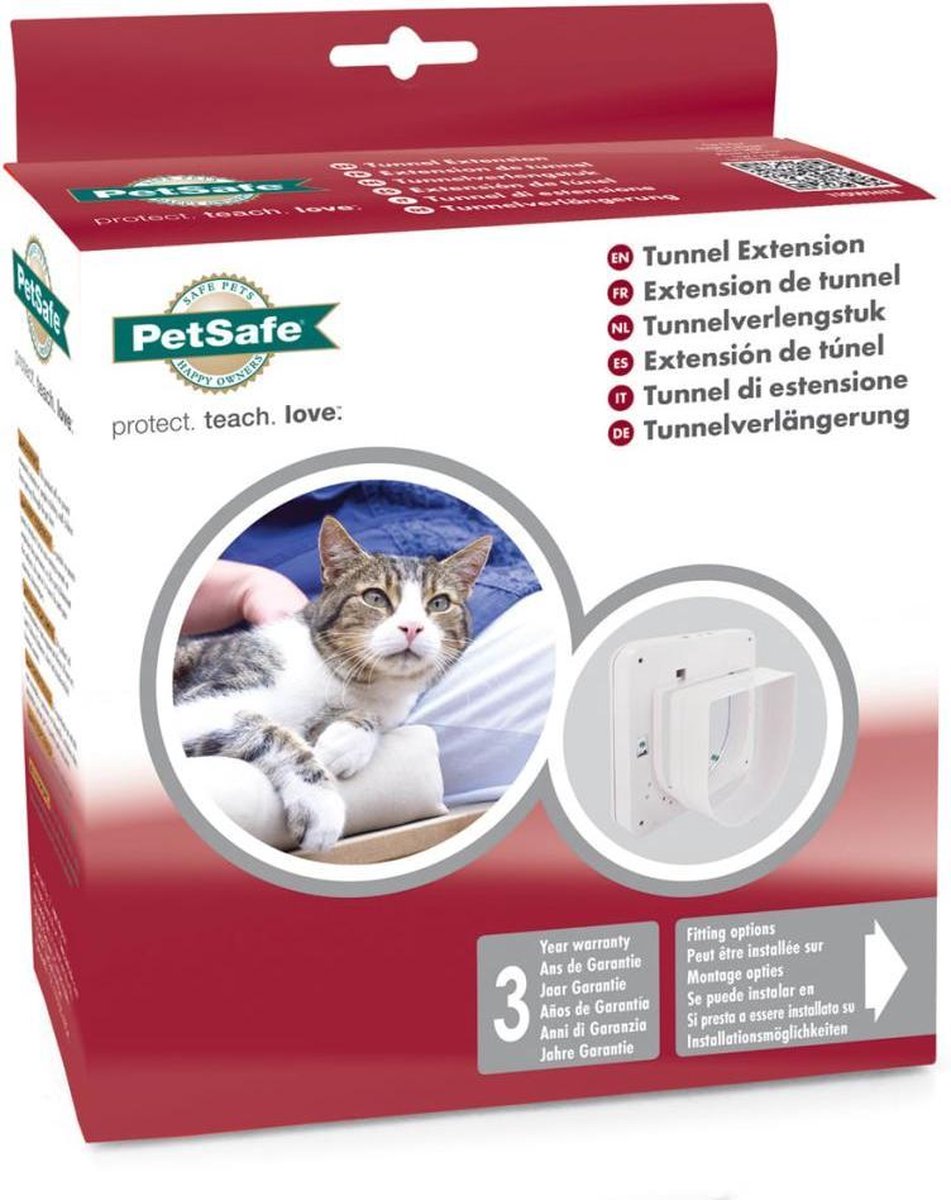 Tunel przedłużający do inteligentnej klapy Petsafe Petporte, biały