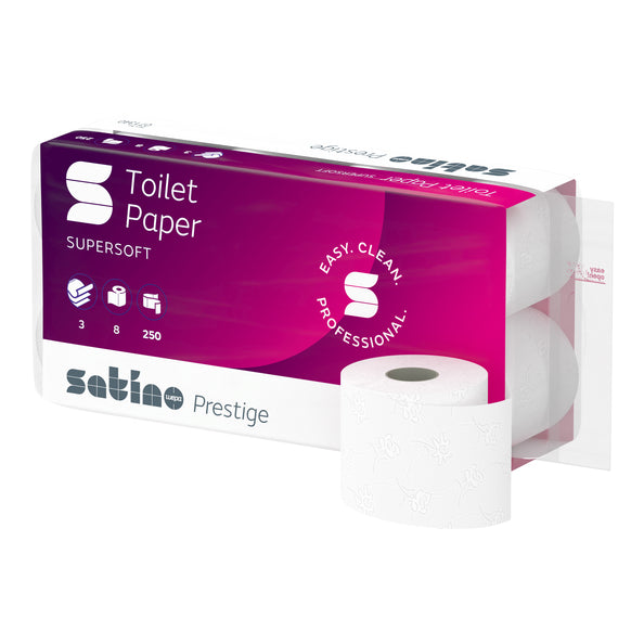 Papier toaletowy Satino Prestige 3-warstwowy (64x250 ark.)