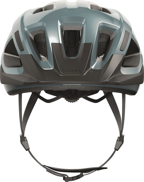 Kask rowerowy Abus aduro 3.0 led glacier blue s - 51-55 cm - niebieski - nadaje się do użytku na rowerach elektrycznych - rowerach miejskich - 295 g
