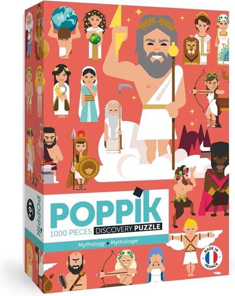 Puzzle Poppik - mitologia grecka - 1000 elementów - od 7 lat - 462 x 326 mm - edukacyjne