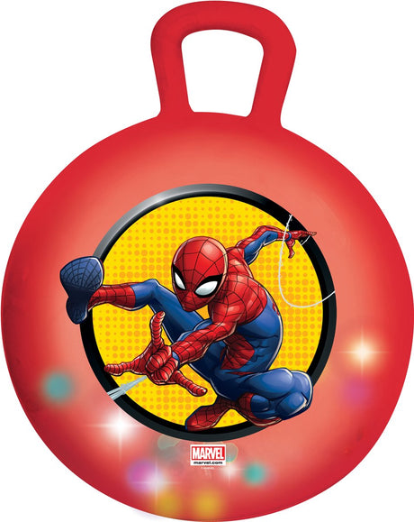 Elektroniczna dmuchana piłka do skakania Lexibook spider-man 18' 45cm
