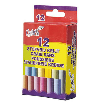 Podstawowa kreda tablicowa kolorowa 12 sztuk