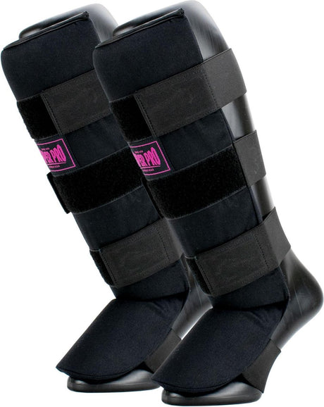 Super pro combat gear scheenbeschermer savior zwart roze small s
