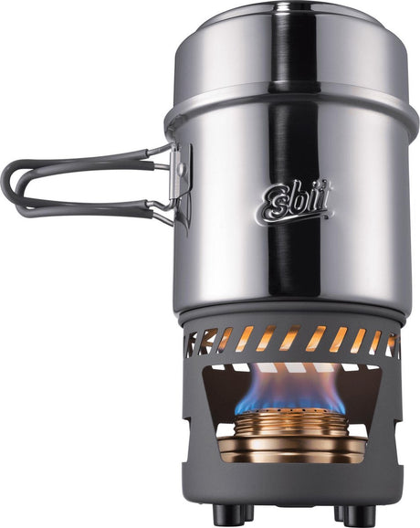 Piec zewnętrzny Esbit 985ml - palnik alkoholowy - aluminium, stal nierdzewna - torba do przechowywania