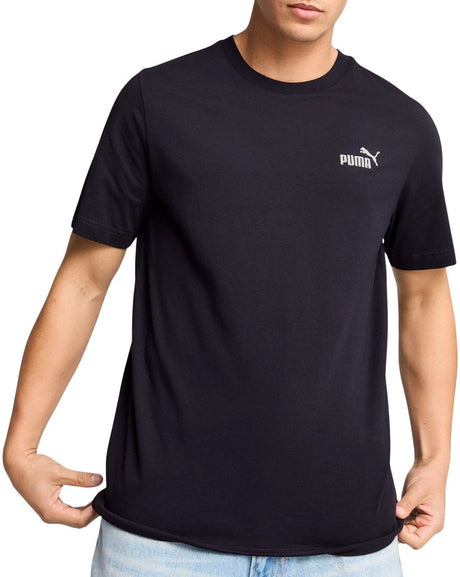 Puma ess small nr. 1 koszulka unisex z logo tee - nowa, granatowa