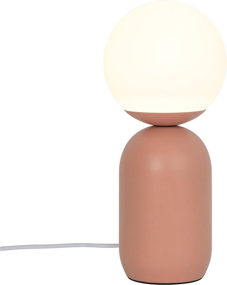 Lampa stołowa Nordlux notti-e14-terakota