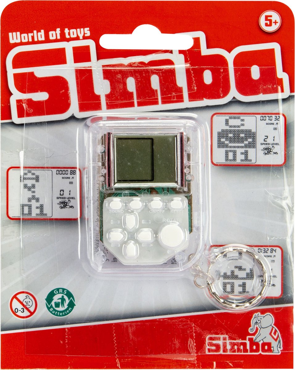 Simba - gra klockowa Gra LCD - gra komputerowa - układanie klocków - od 5 lat.