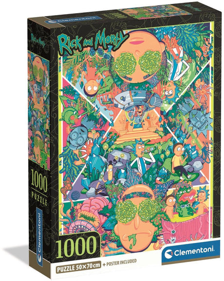 Puzzle Clementoni Rick Morty 2 - 1000 elementów.