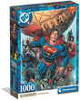 Clementoni - puzzle - superman - dc - 1000 elementów - z plakatem - od 18 lat