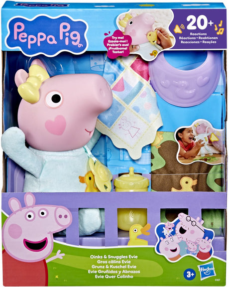 Przytulanka Hasbro Świnka Peppa Evie z akcesoriami