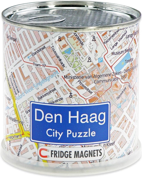 Puzzle miejskie w Hadze - puzzle - magnetyczne - 100 elementów układanki