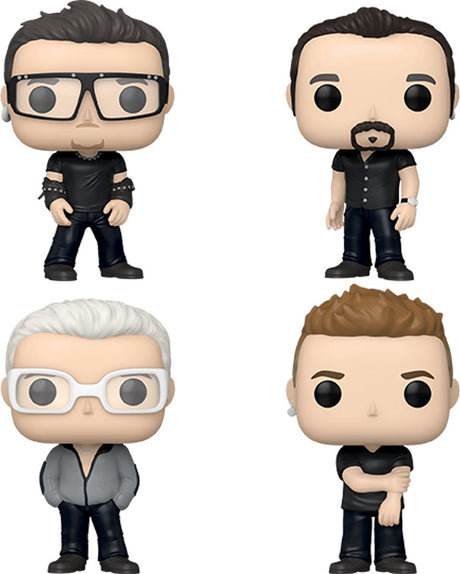 Funko u2 – pop! albumy dlx 4-pak pop 9 cm figurka kolekcjonerska - wielokolorowa