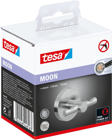 Tesa 1061429 - wieszak na szlafrok w kształcie księżyca | 1 szt