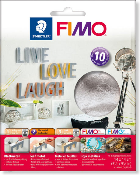 Blacha Fimo - srebrna