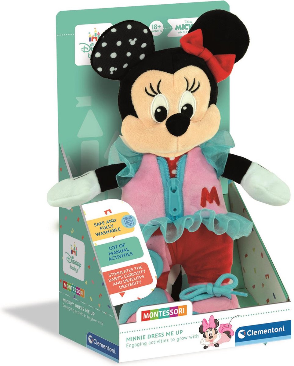 Clementoni - mała minnie - prace ręczne - Zasady Montessori - od 18 miesiąca