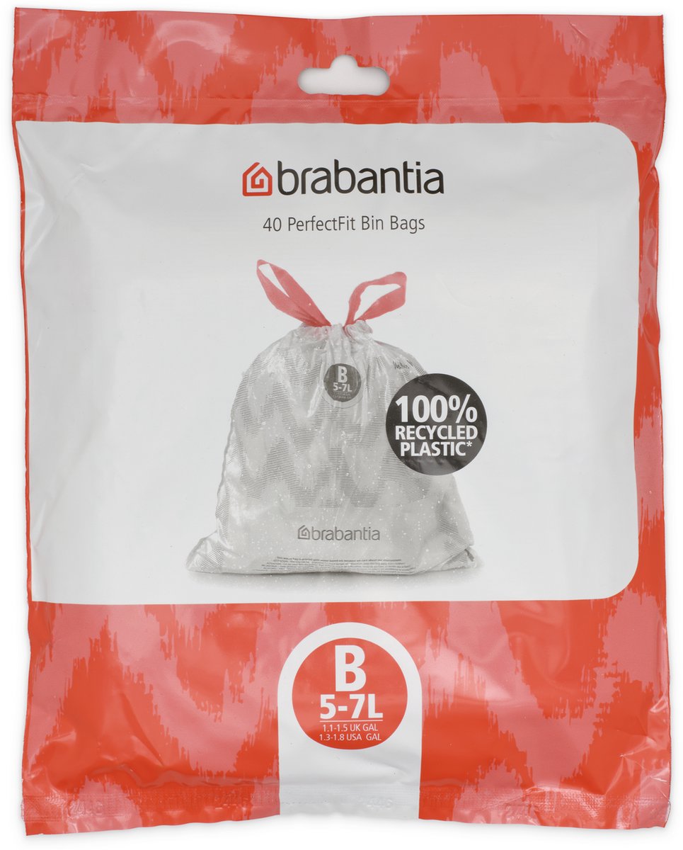 Worki na śmieci Brabantia Perfectfit - 5 l - kod b - 40 sztuk