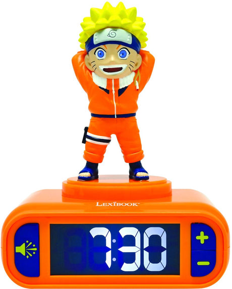 Lexibook Naruto budzik z lampką nocną i dźwiękami