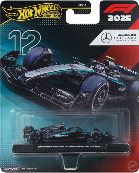 Hot wheels premium formula 1 mercedes team - kimi antonelli