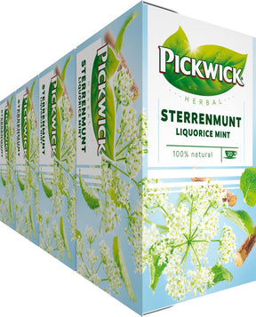 Herbata ziołowa Pickwick Star Mint - 4 x 20 torebek