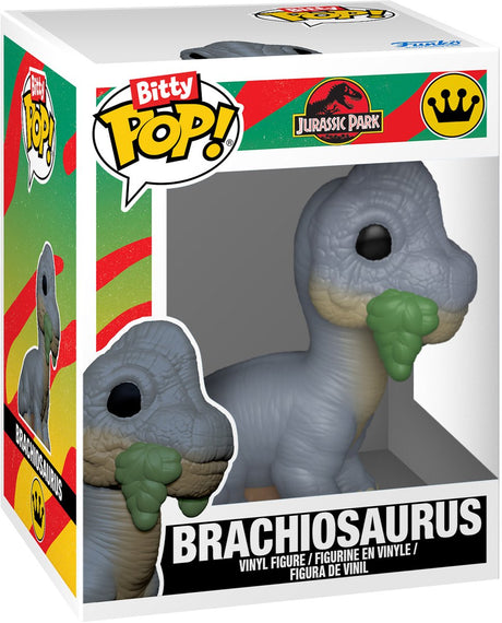 Park Jurajski Ellie Sattler - Ian Malcolm - Triceratops - Brachiozaur (bitty pop!) 4 sztuki - figurka winylowa unisex funko bitty pop! - neutralny - standardowy