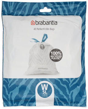 Worki na śmieci Brabantia Perfectfit - 5 l - kod w - 40 sztuk