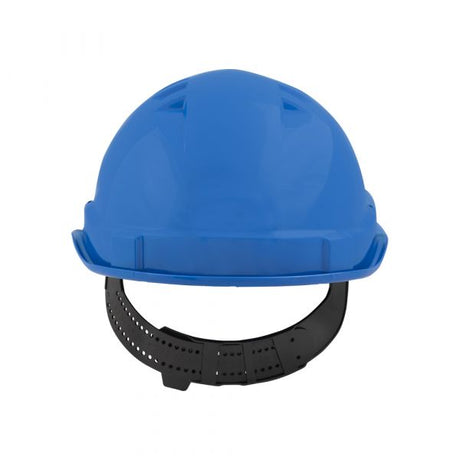 Kask ochronny w kolorze niebieskim