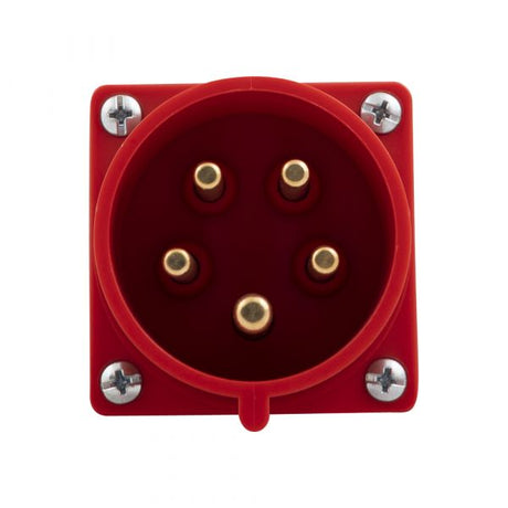 GP CEE 5P 32A 400V OPB WCD czerwony z pinami - 6315177