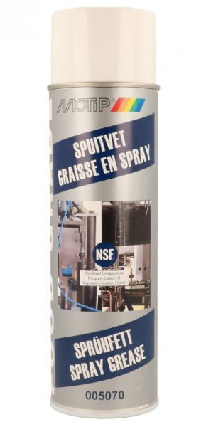Smar w sprayu dopuszczony do kontaktu z żywnością