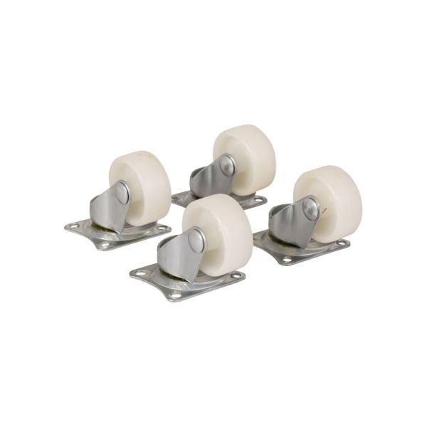 Trailergear Trailergear 4 x Zwenkwiel 32 mm. biały