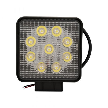 Lampa robocza Trailergear 9 LED, kwadratowa