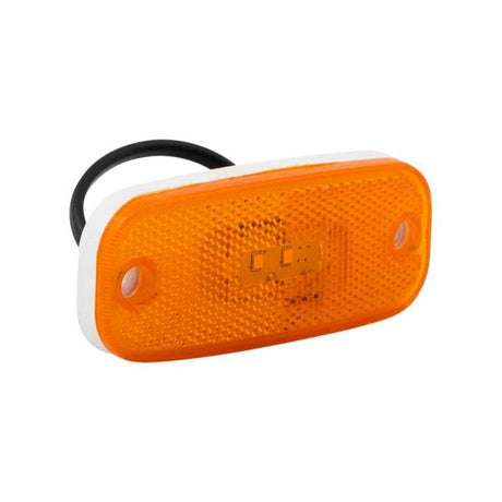 Boczne światło obrysowe Trailergear, pomarańczowe, 12–24 V, LED