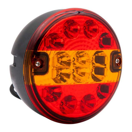 Lampa tylna podwozia przyczepy 140 mm. 14 diod LED*